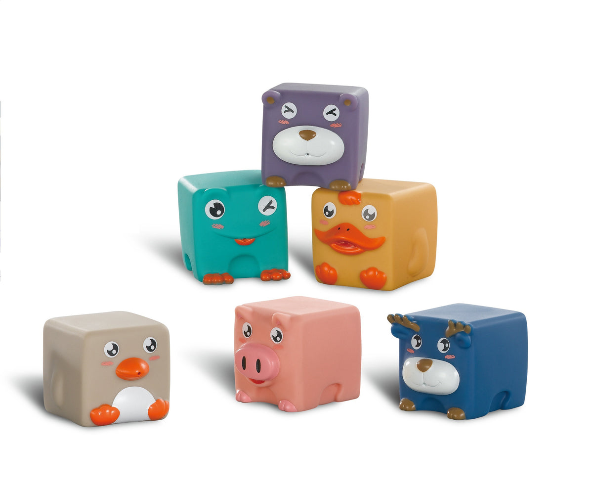 Soft sensory blocks – gift-ready cardboard box