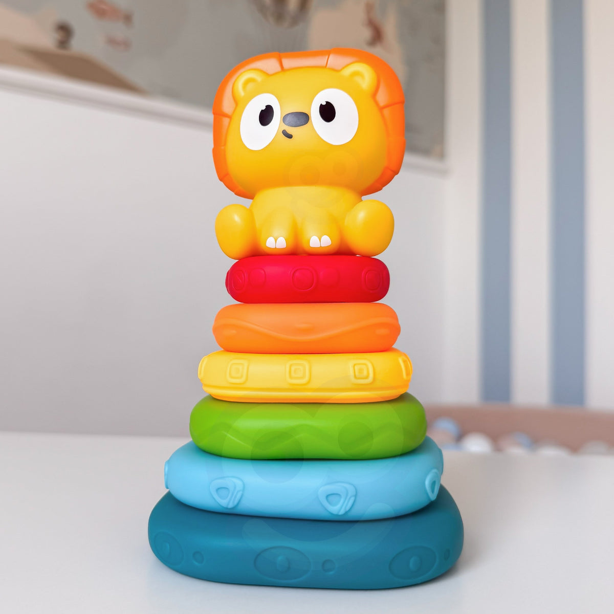 Woopie Baby lauvas piramīda – lauvas piramīda