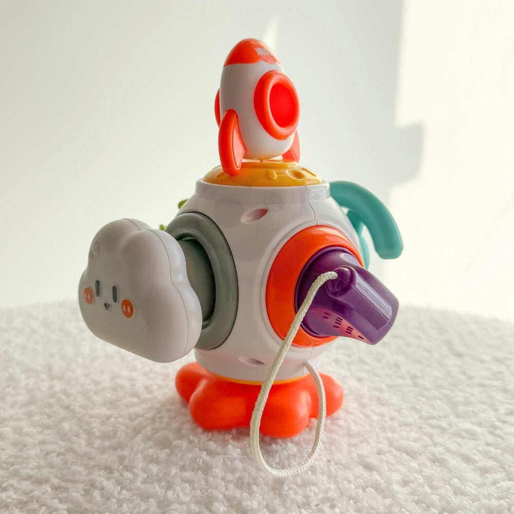 Woopie Baby Montessori space cube – steering wheel and cloud button
