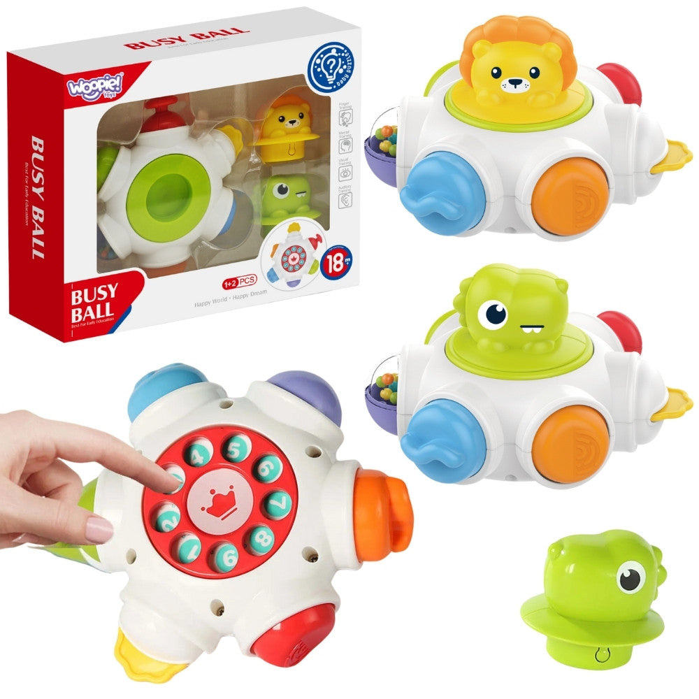 Woopie Baby kosmosa raķete – sensorā rotaļlieta 6 in 1