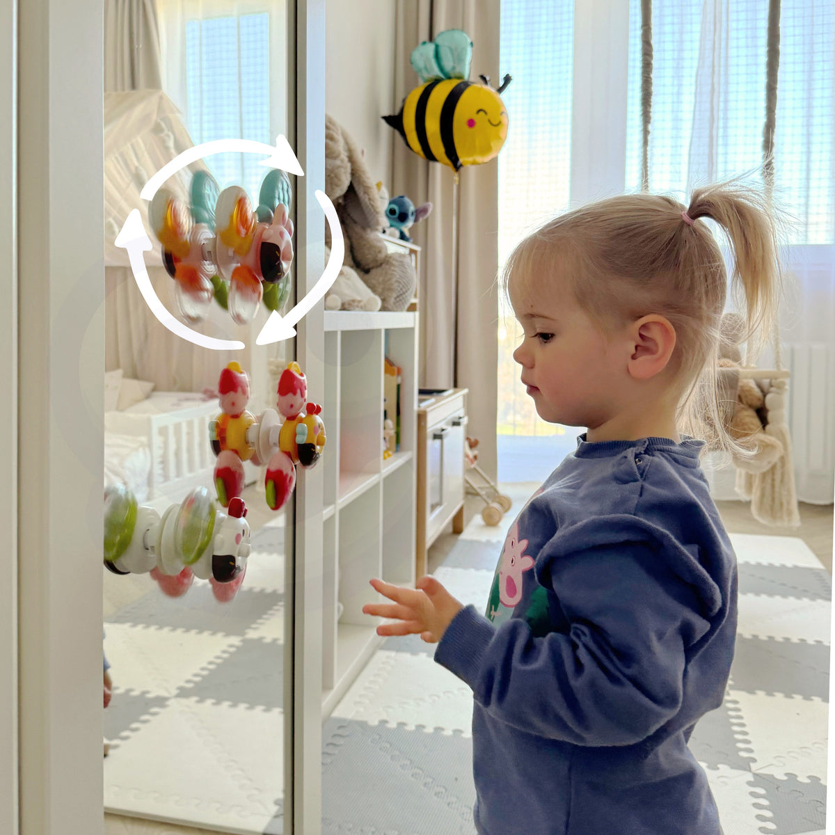 Woopie Baby suction spinners – three spinners