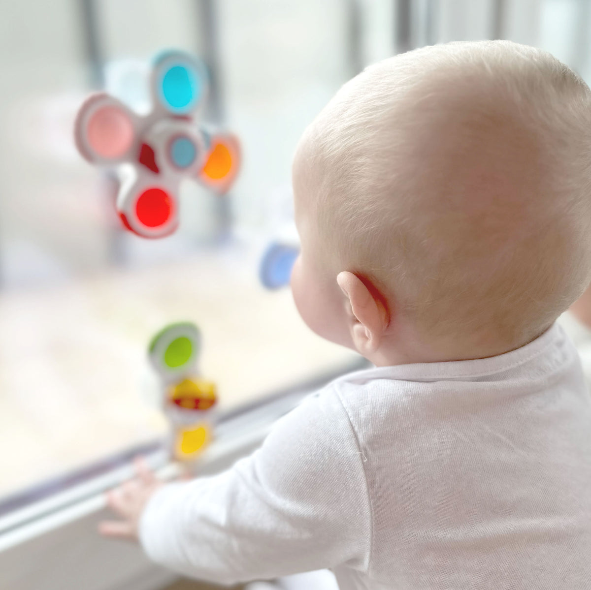 Woopie Baby space spinners – rocket spinner with suction cup