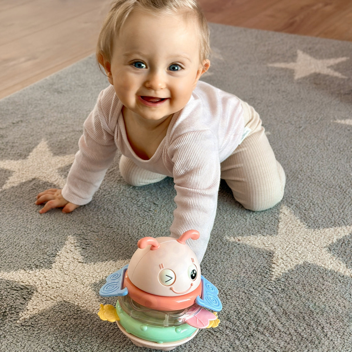 Woopie Baby muzikālais vaņka-staņka – trīs grabuļu-graužamo gredzeni