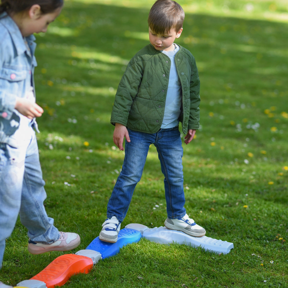 Woopie balance beam sensory path – textured surface for feet