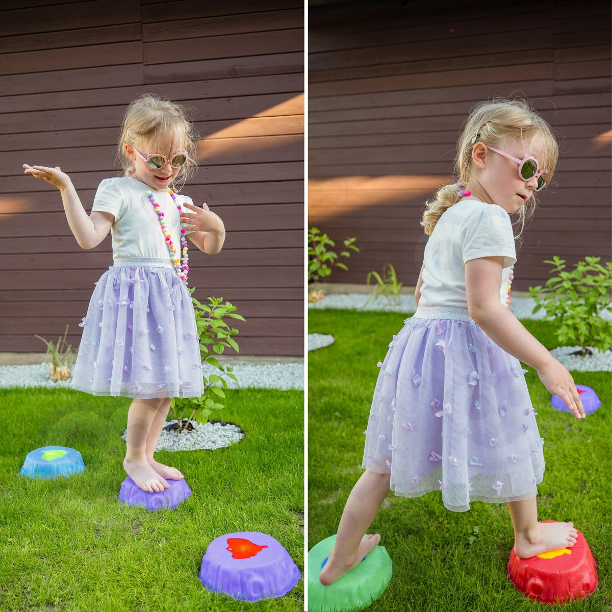 Woopie glowing stepping stones – six glowing stones
