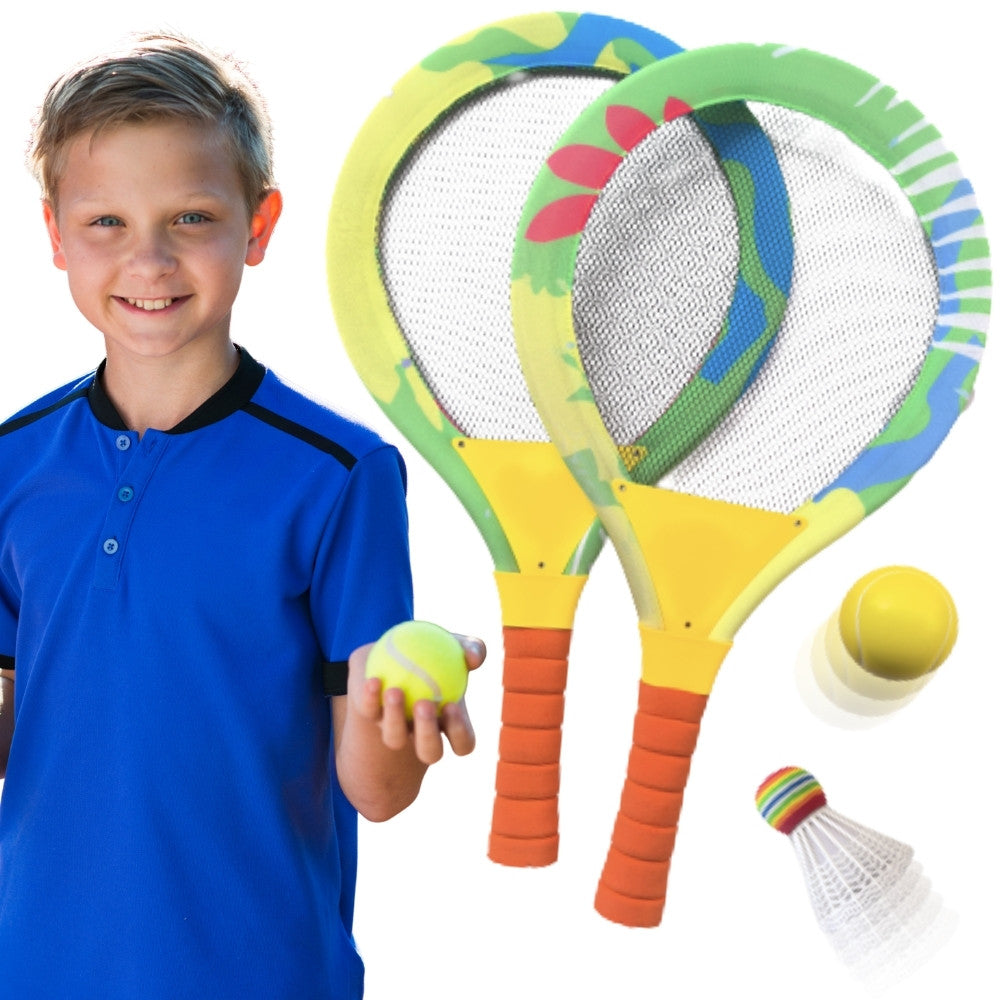 Woopie large foam badminton rackets for kids, 50 cm