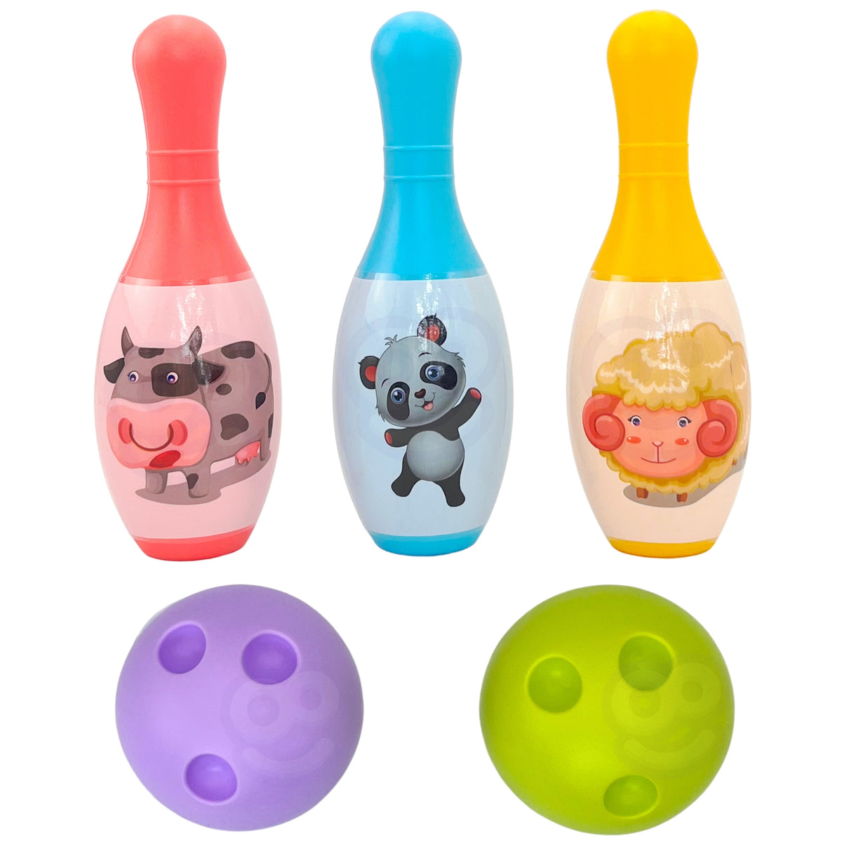 Kids bowling set in its colourful box – Woopie
