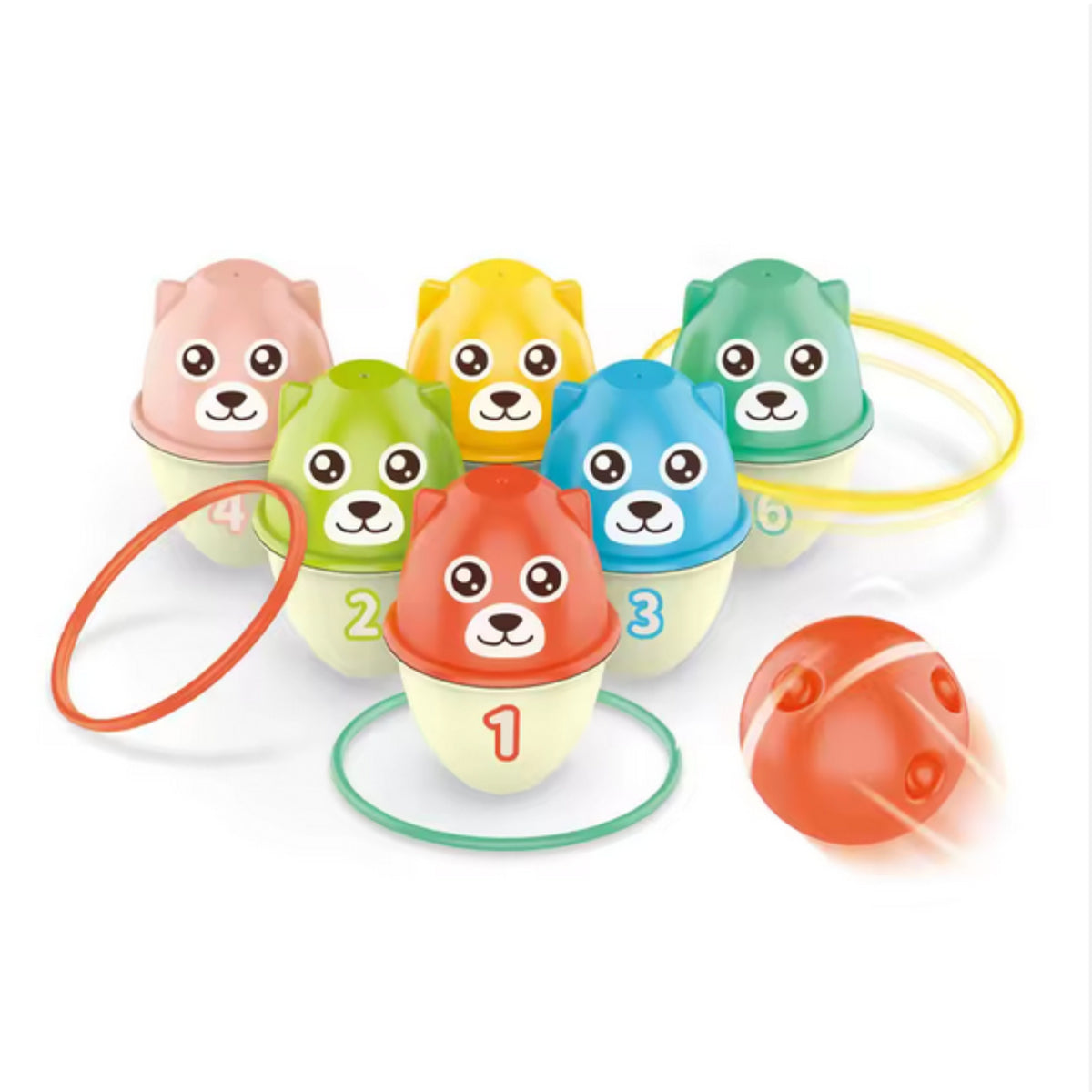 Woopie dzīvnieku boulings – divi metamie diski
