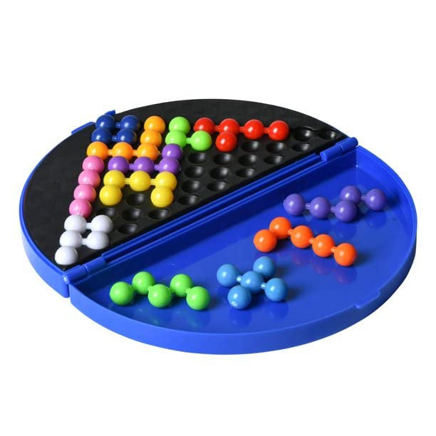 Woopie IQ Puzzle – colourful pieces and a challenge card