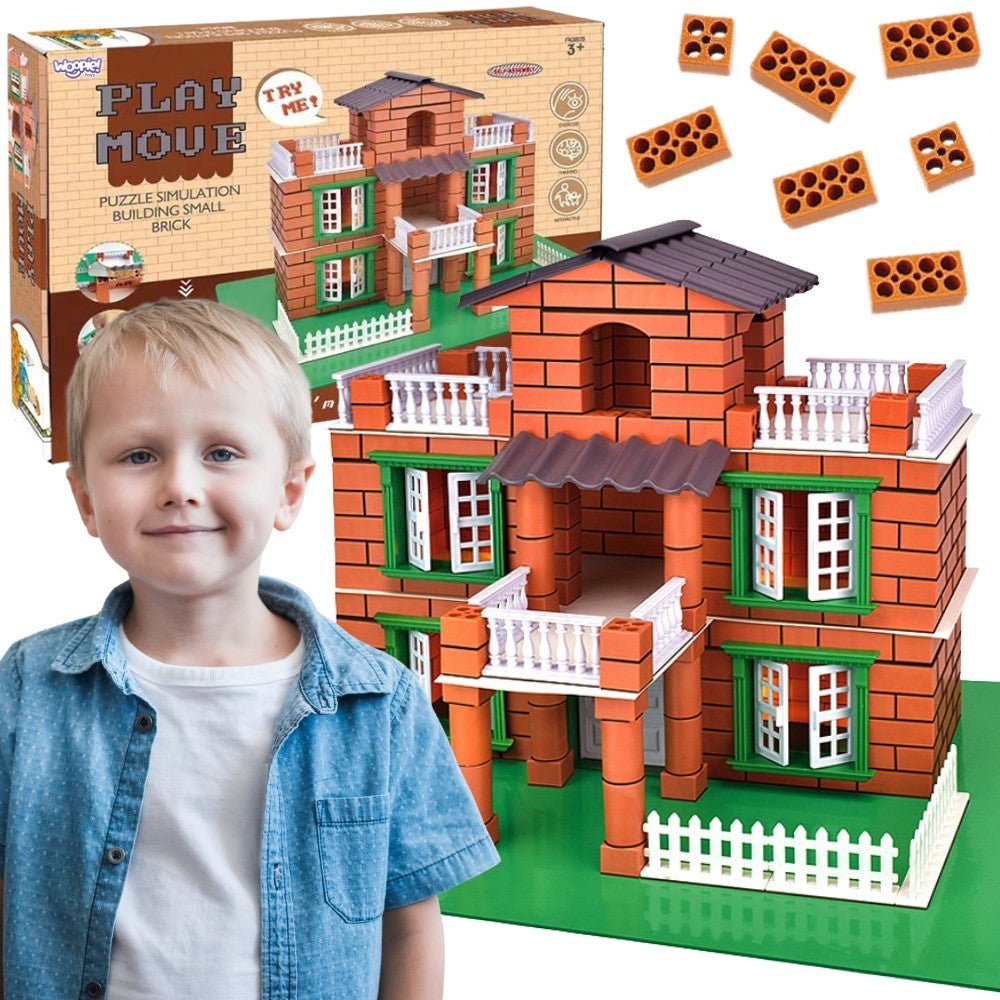 Woopie Mini Brick Building Set Villa, 357 pcs