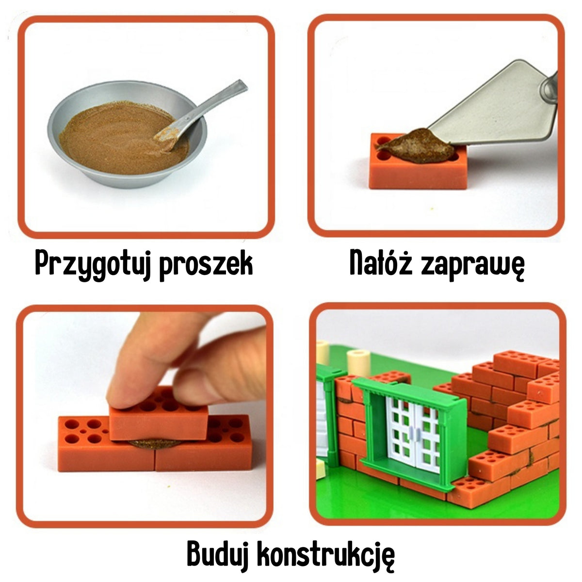 Woopie mini brick villa 357 – building layer by layer