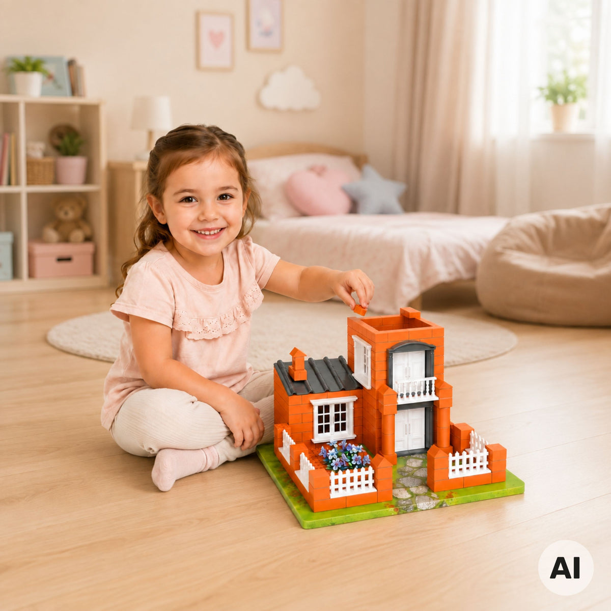 Woopie two-storey brick villa – finished two-storey villa