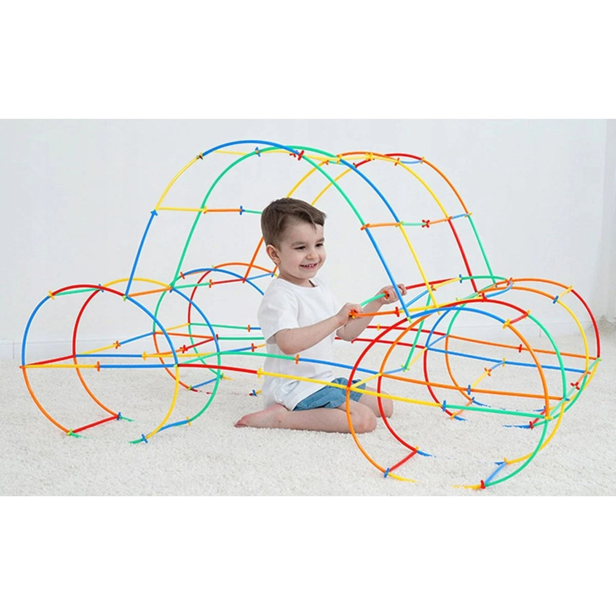 Woopie glow straws 400 – built robot for kids