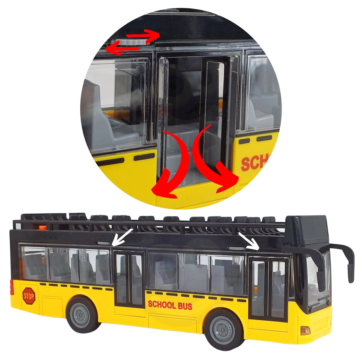 Woopie pilsētas autobuss – zilā salona gaisma