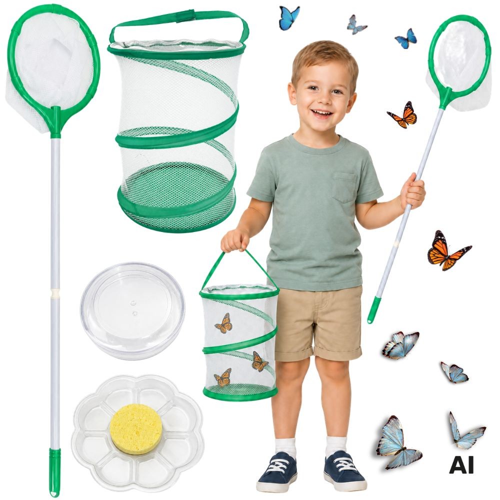 Woopie Butterfly Habitat STEM Kit with Catching Net