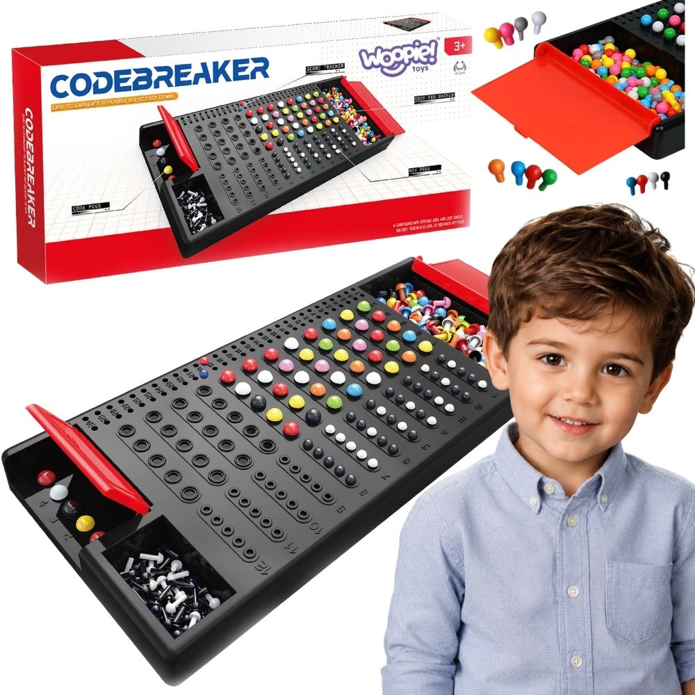 Woopie Code Breaker loģikas spēle diviem, laukums un 270 detaļas