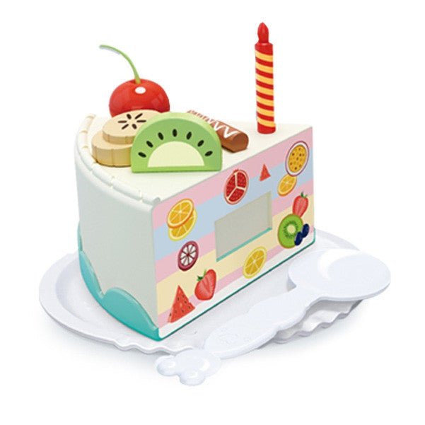 Toy birthday cake – candle with light and sound effects
