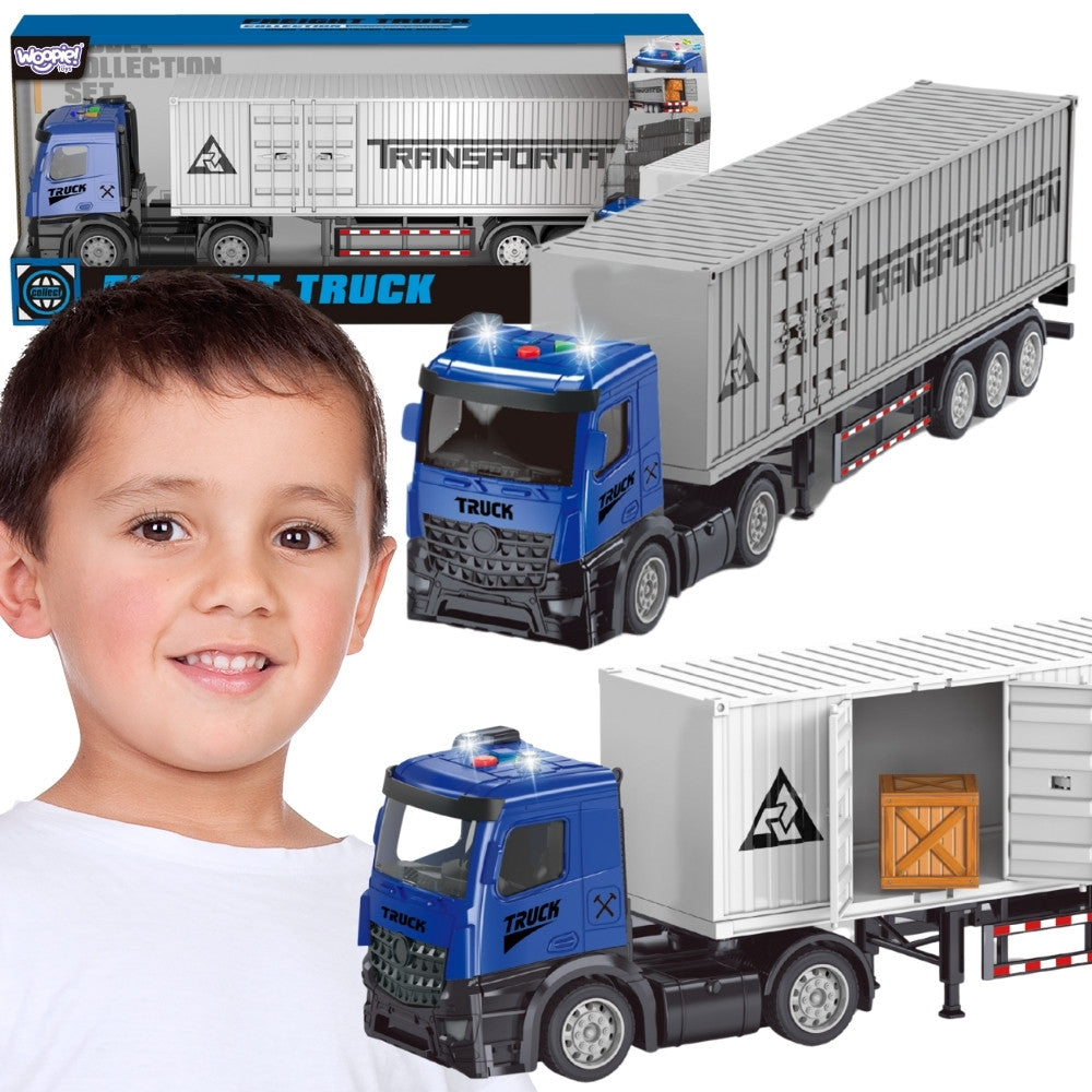 Woopie Container Truck with Lights and Sounds