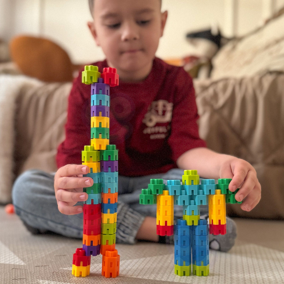 Krāsainas savienojamas detaļas 2D un 3D būvēšanai
