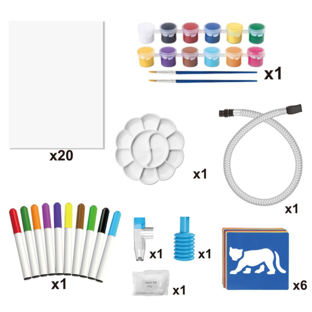 Woopie 3-in-1 painting set – magic colour-changing pens