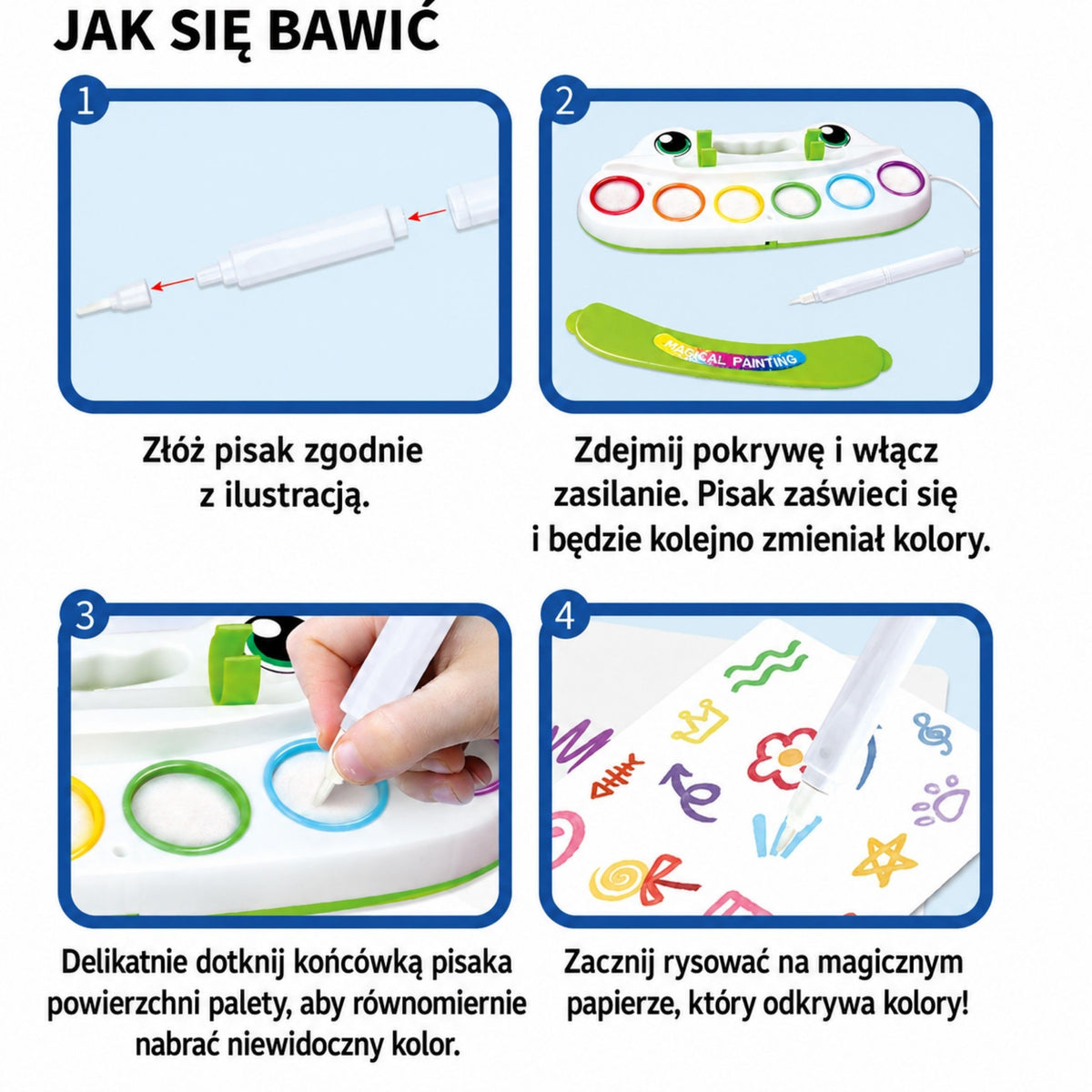 Woopie Color Draw komplekts – bērns glezno
