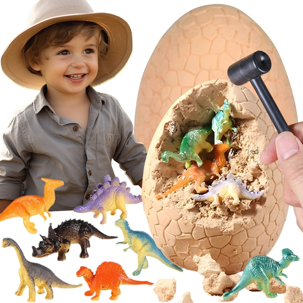Woopie dinozauru olas izrakumu komplekts ar 12 dinozauriem