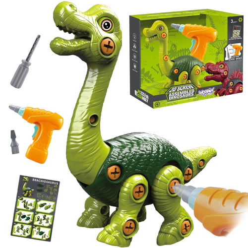 Woopie Take-Apart Brachiosaurus with Drill, 31 Pieces