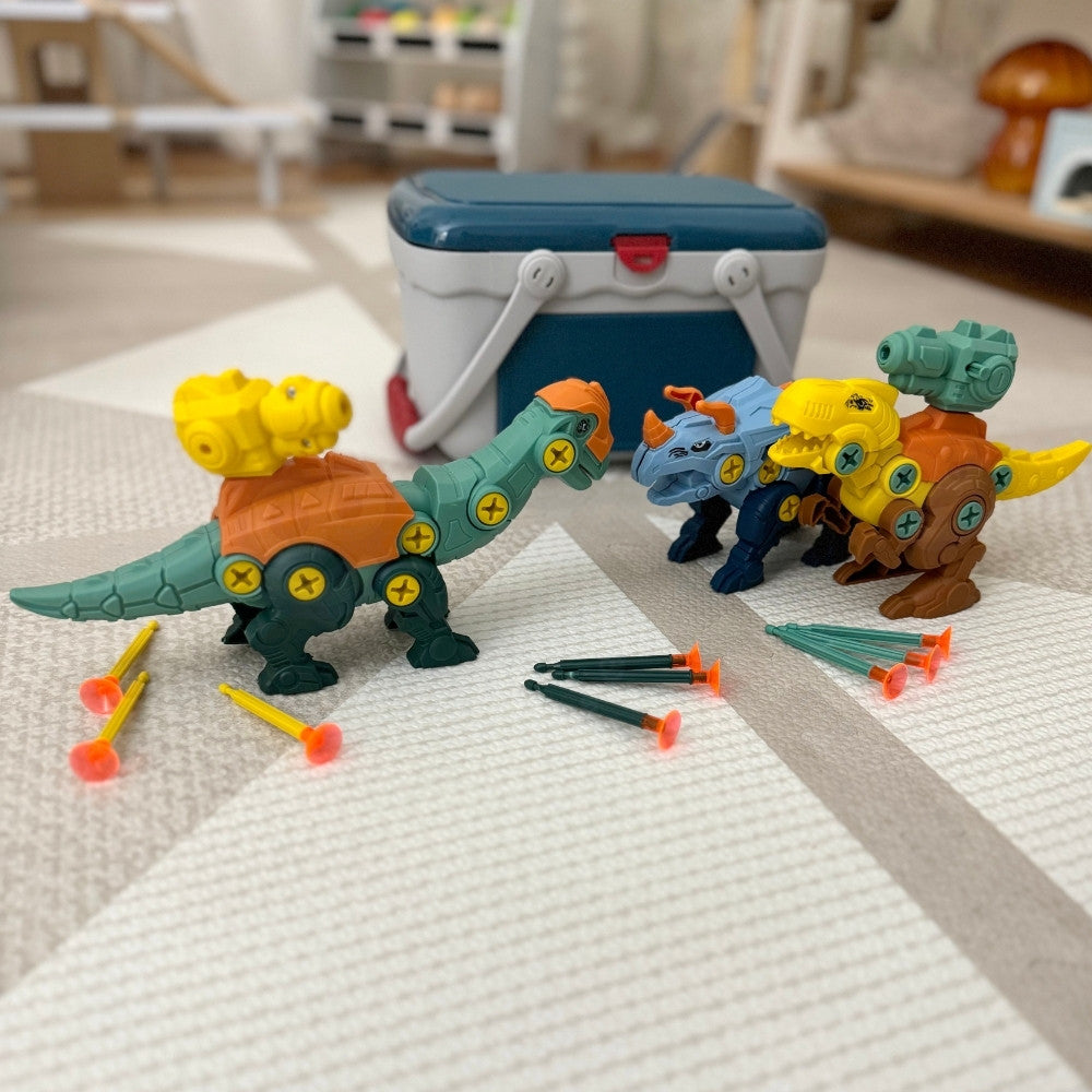 Woopie take-apart dinosaurs – toy drill with bits