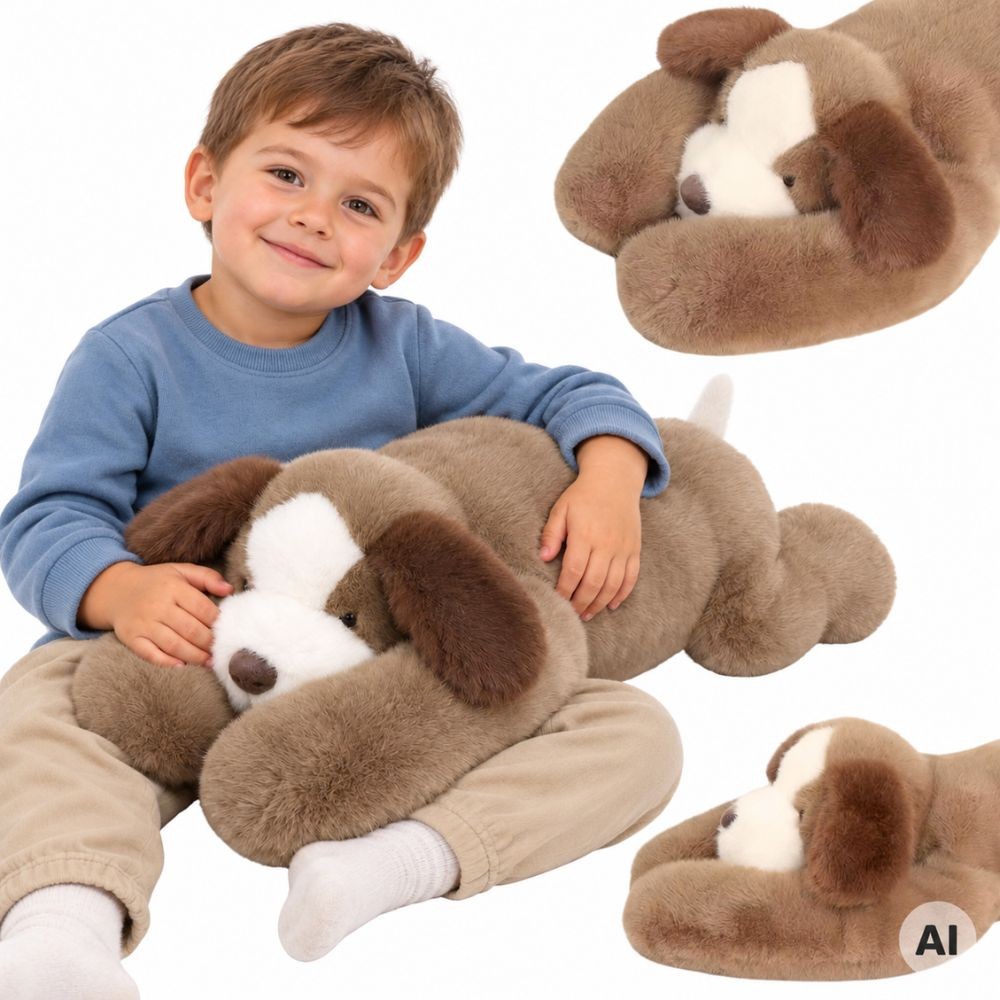 Woopie svērtais plīša suns 65 cm, 1,5 kg
