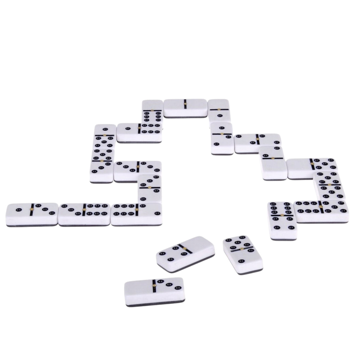 Classic dominoes – metal tin for storage and travel