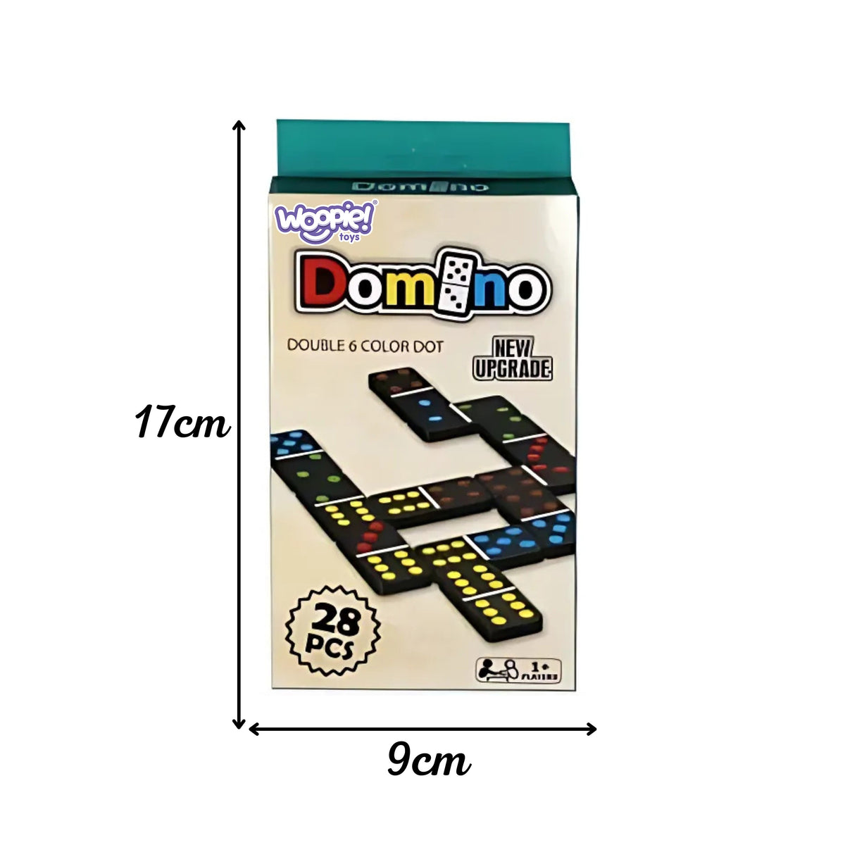 Colourful dominoes set in its box – Woopie