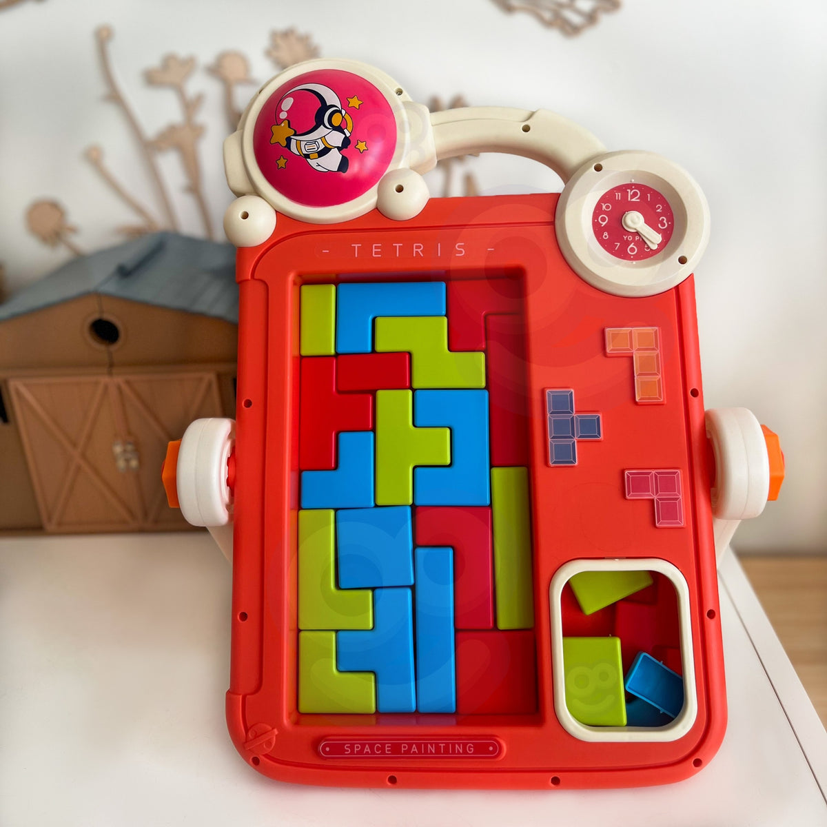 Woopie drawing board and Tetris – Tetris side with blocks
