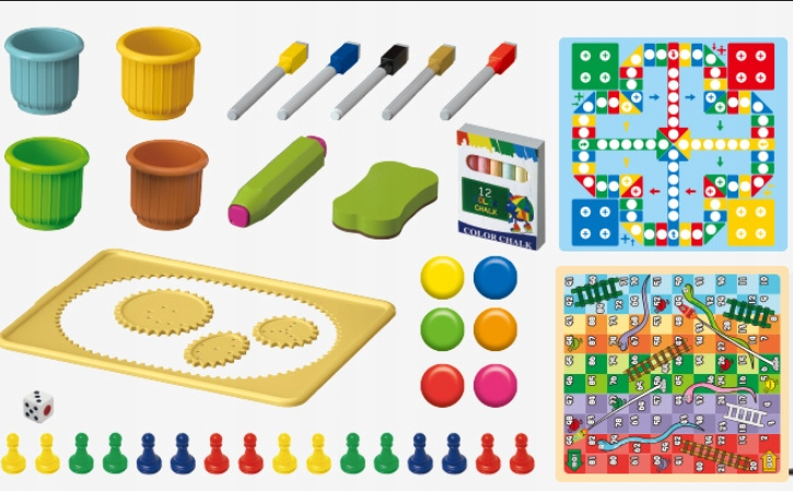 Galda spēles Čūskas un kāpnes un Ludo tāfelei