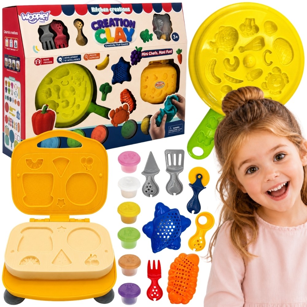 Woopie Play Dough Kitchen Set with Waffle Maker