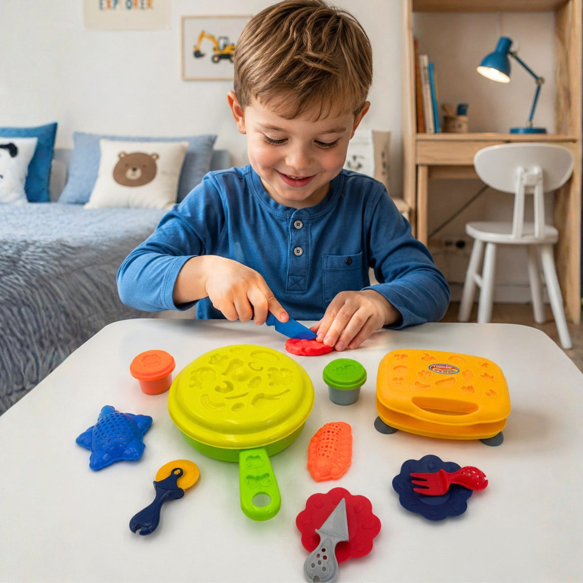Woopie play dough kitchen – dough tubs for kids
