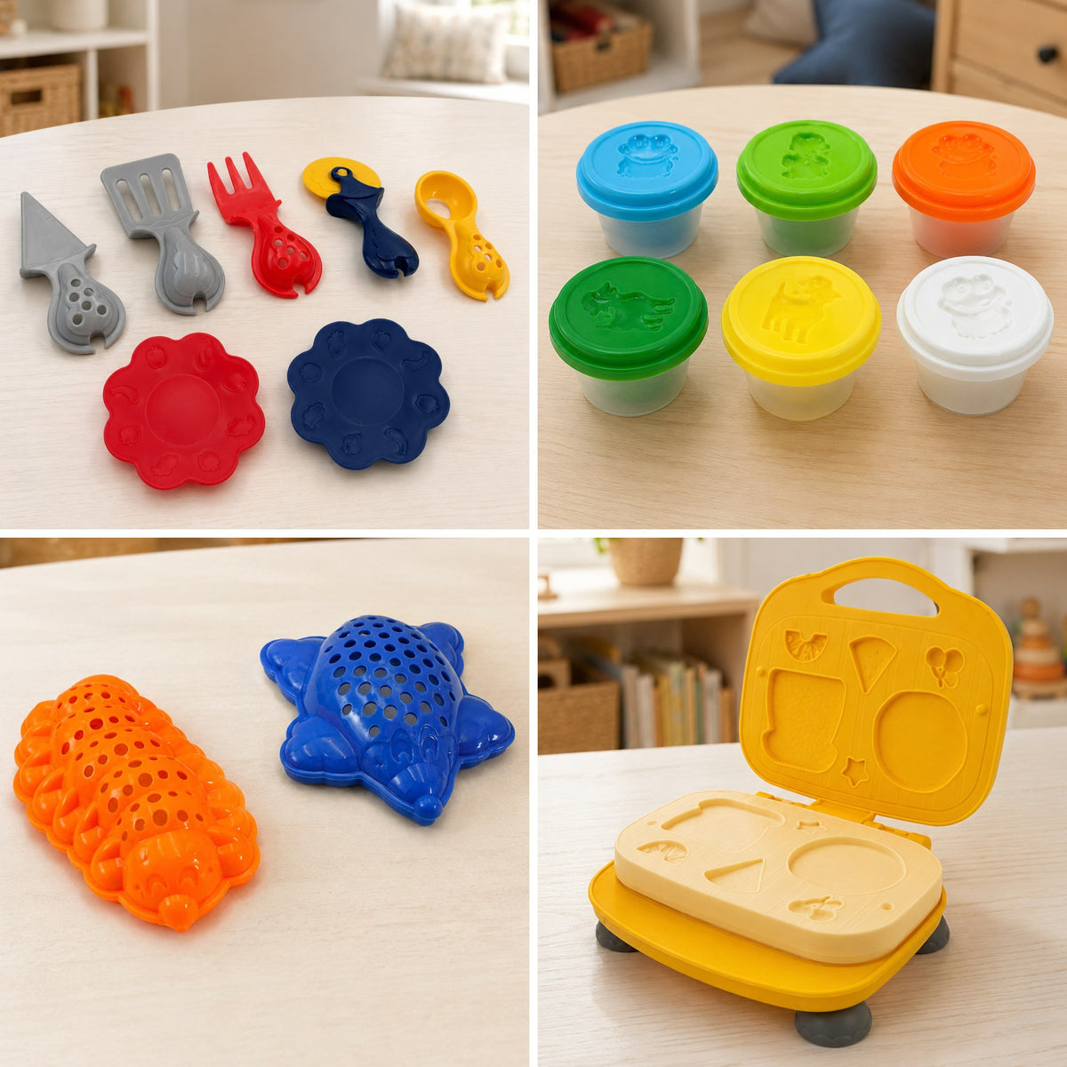 Woopie play dough kitchen – 3D food moulds