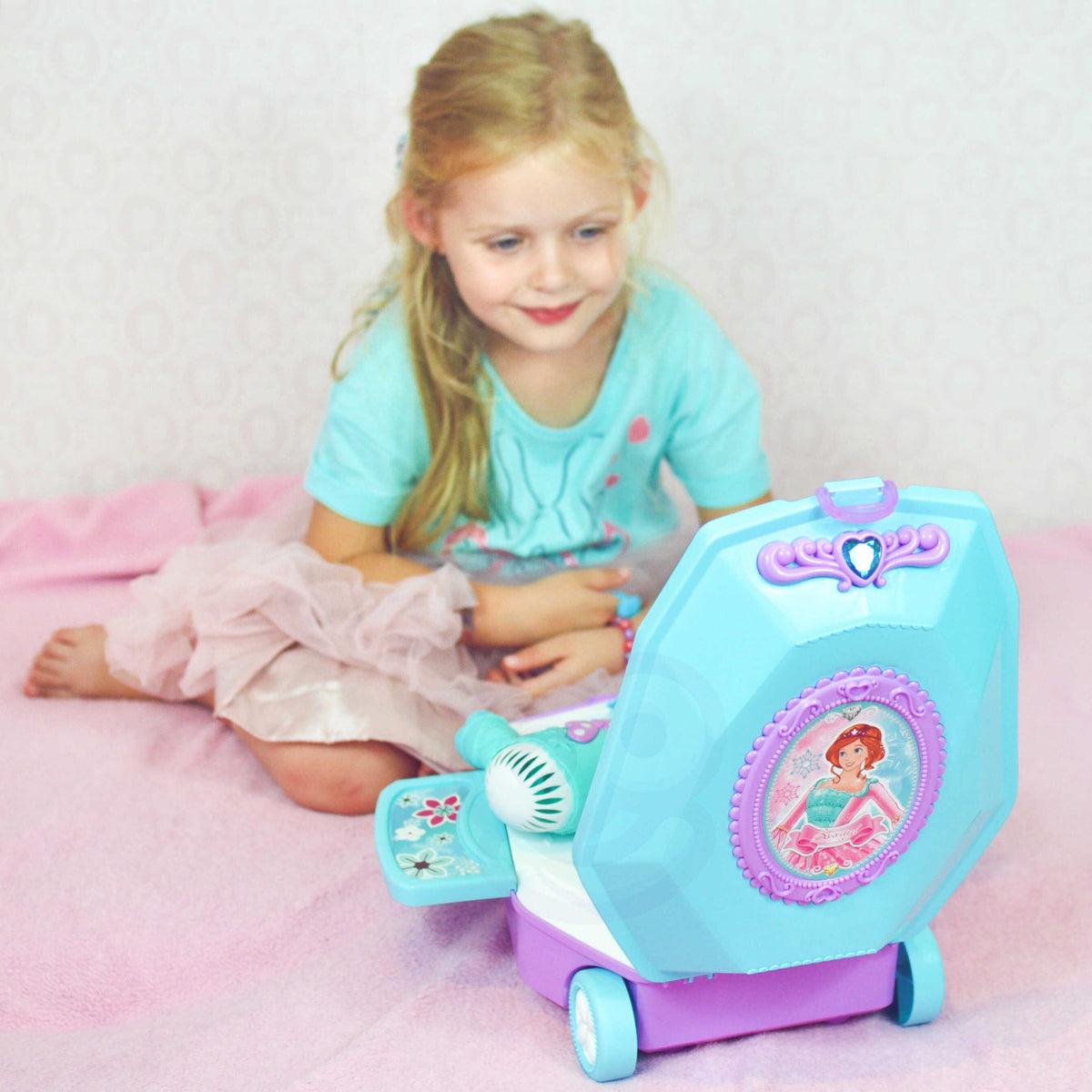 Woopie beauty salon suitcase – suitcase with handle and wheels