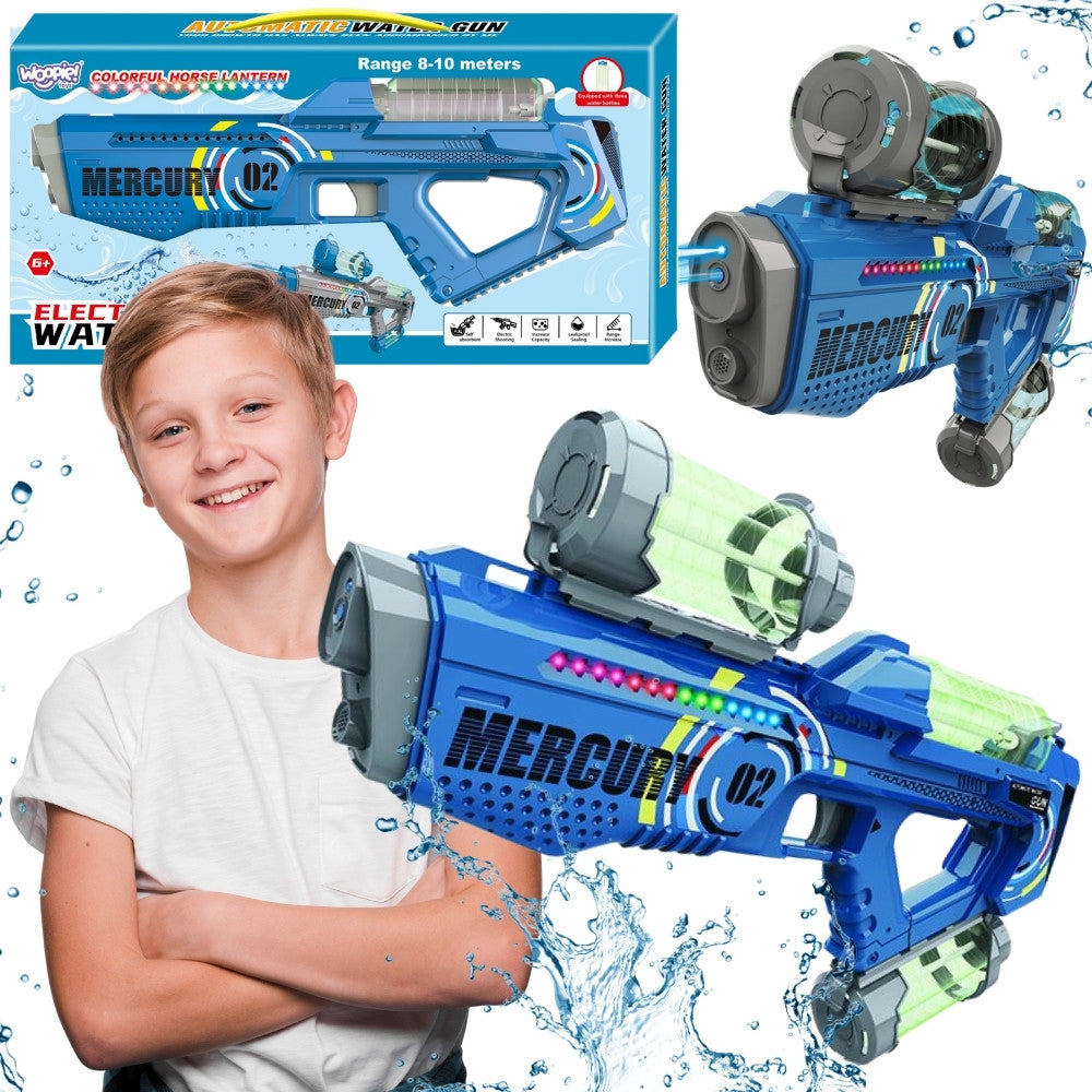 Woopie Mercury Electric Automatic Water Gun with 3 Tanks