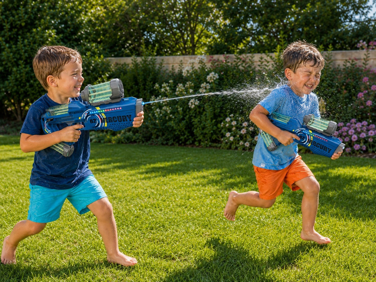 Woopie Mercury electric water gun – three swappable tanks
