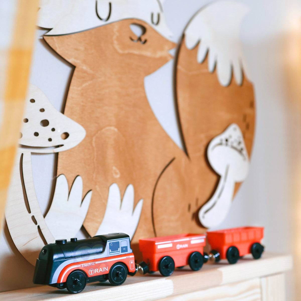 Electric toy train – colourful train for children aged 3 and up