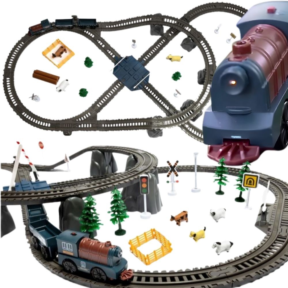 Woopie XXL elektriskais kravas vilciens, 90 detaļas