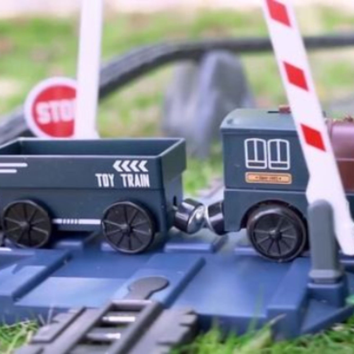 Woopie XXL electric freight train – animals loaded in the wagons
