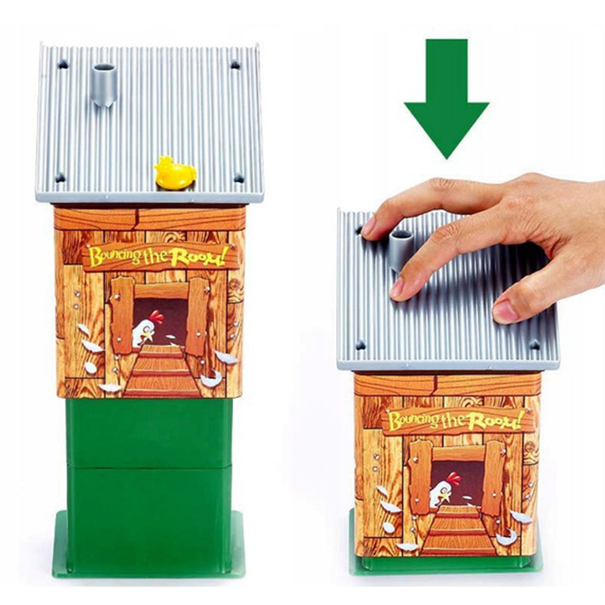 Chicken coop game – 36 chickens in six colours