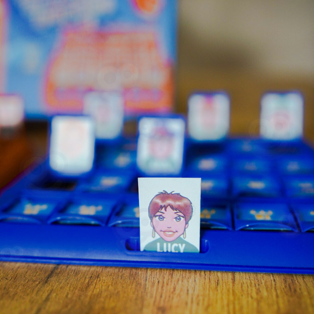 Guess Who game – colourful character pictures to rule out