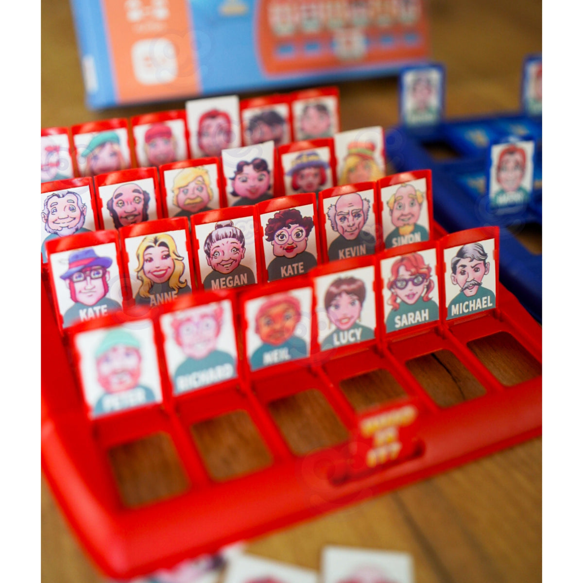 Guess Who game – secret character cards to draw