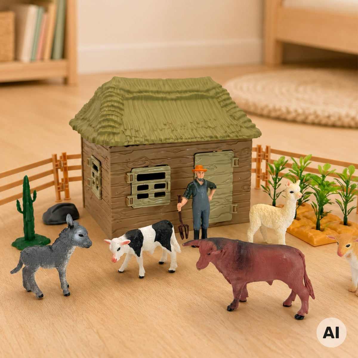 Woopie farm figure set 37 – farm animals