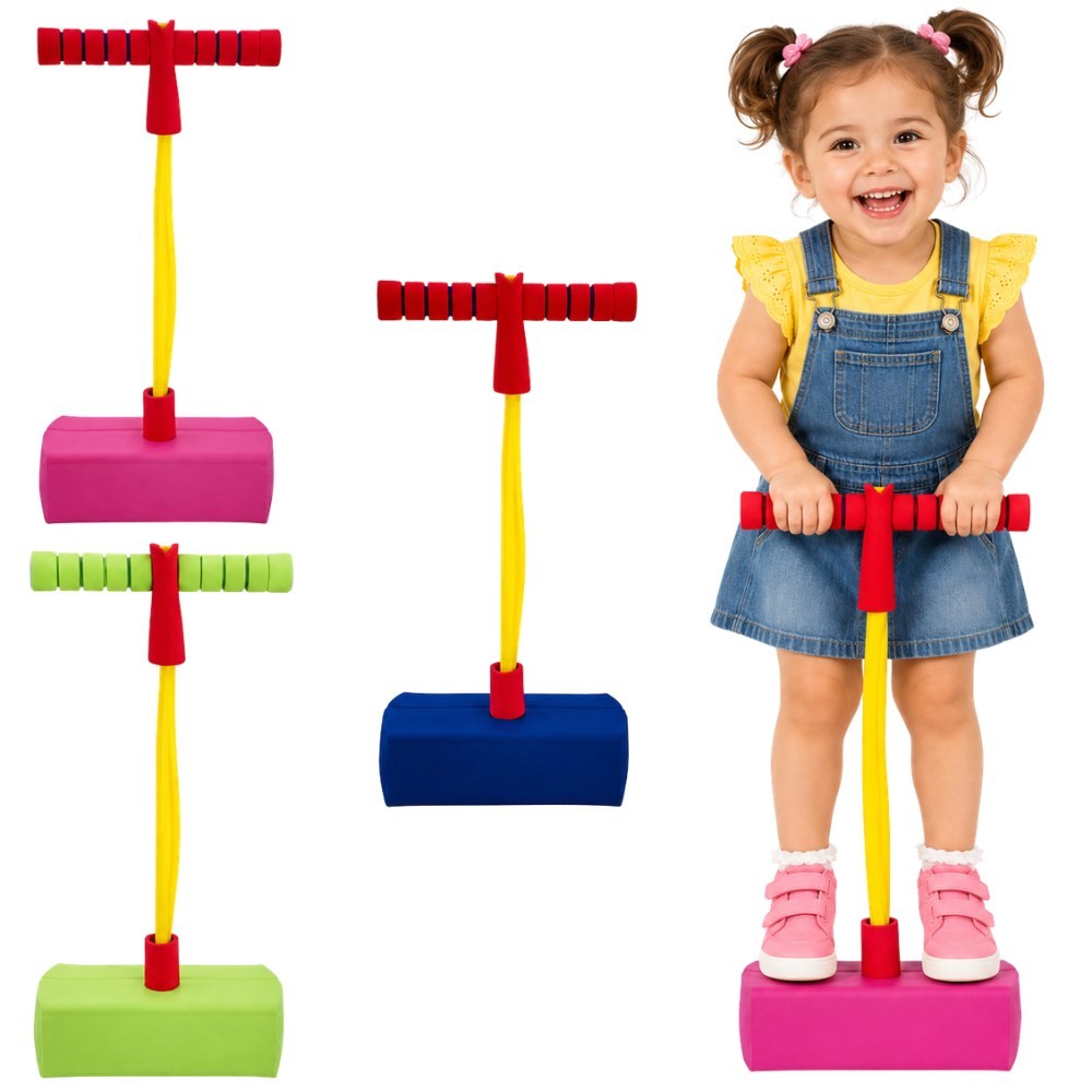 Woopie Foam Pogo Jumper for Kids, Assorted Colours