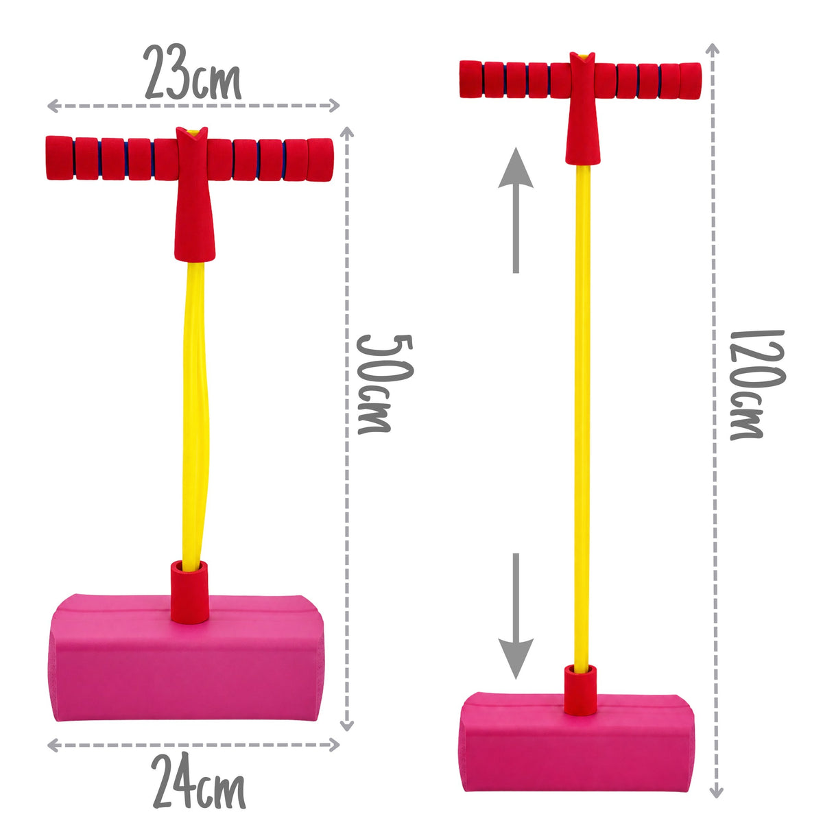 Woopie foam pogo jumper – soft floor-safe base