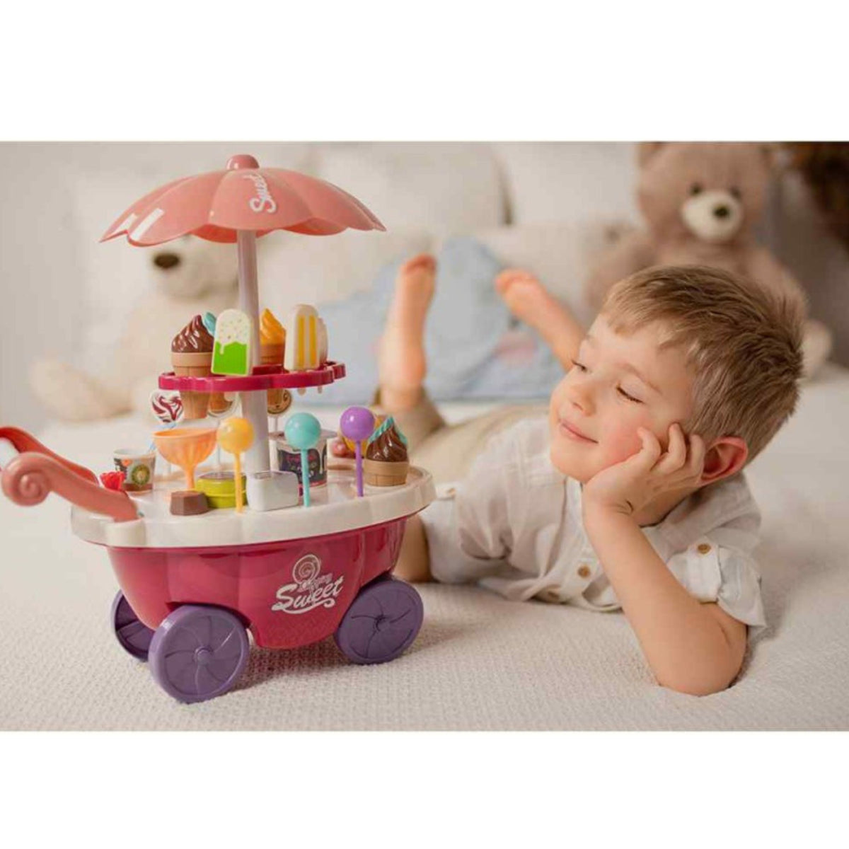 Woopie sweets cart 36 pcs – ice creams and cupcakes