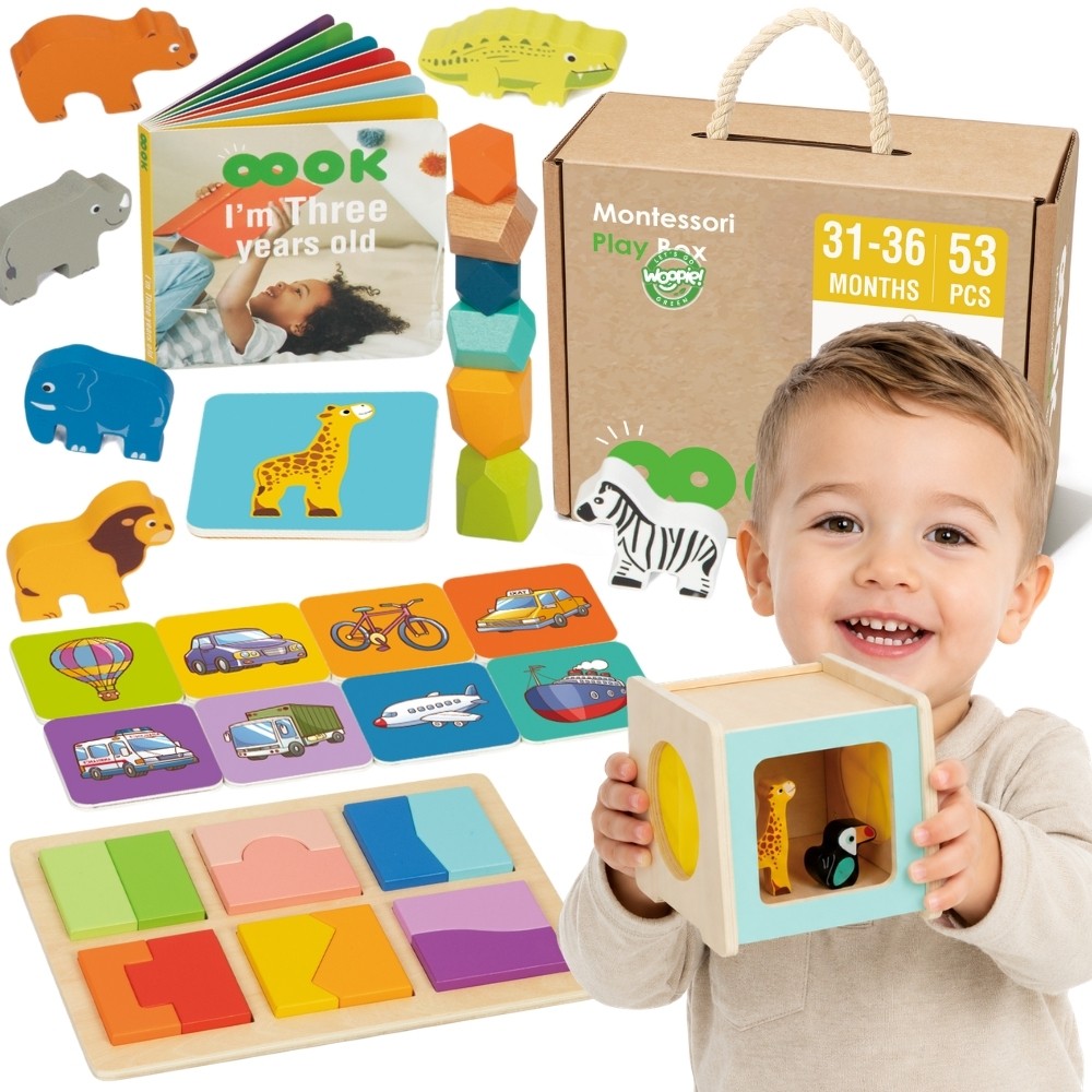 Woopie GREEN Montessori Play Box XXL for 31–36 Months